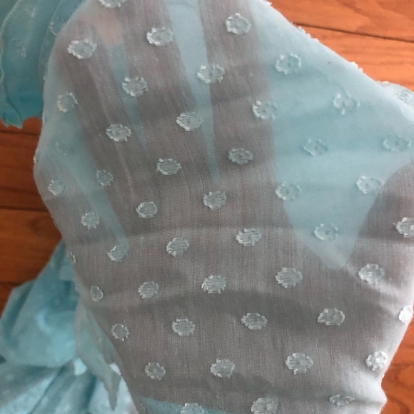 Lilly Pulitzer 10 Teal sheer Women’s Top - Picture 10 of 11